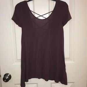 Criss cross back top